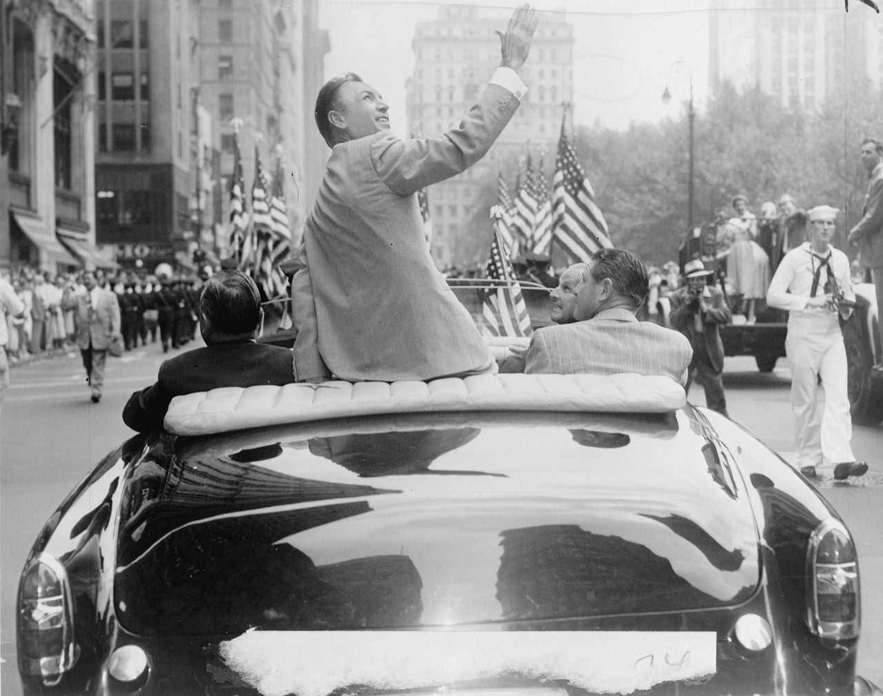 Ben Hogan in a New York homecoming parade.