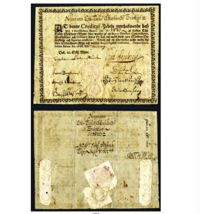 1666 Stockholm banknote 