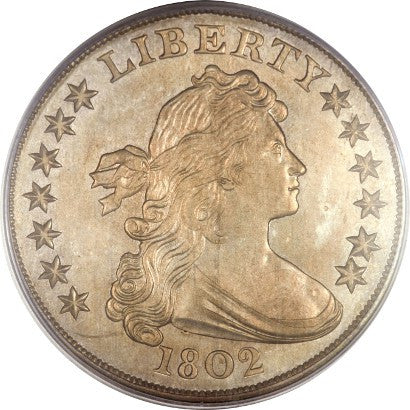 1802 Proof silver dollar 