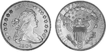 1804 Class III silver dollar 