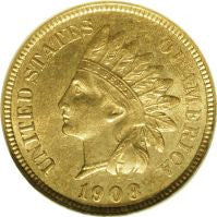 1908 Indian Head cent 