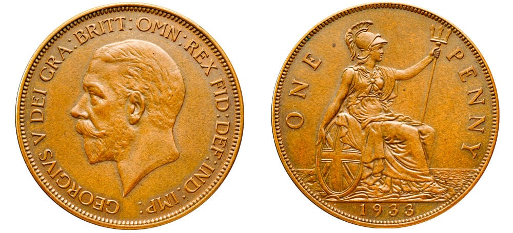 a 1933 Penny