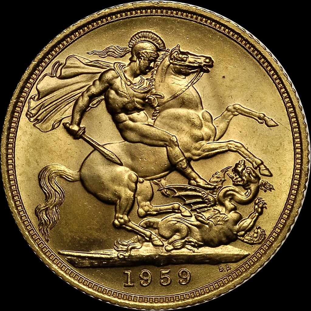 1959 Queen Elizabeth II sovereign