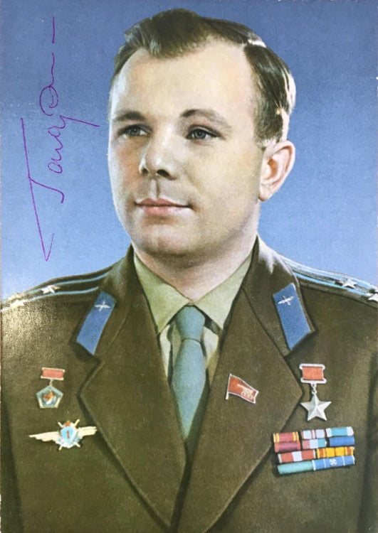 Yuri Gagarin autograph 