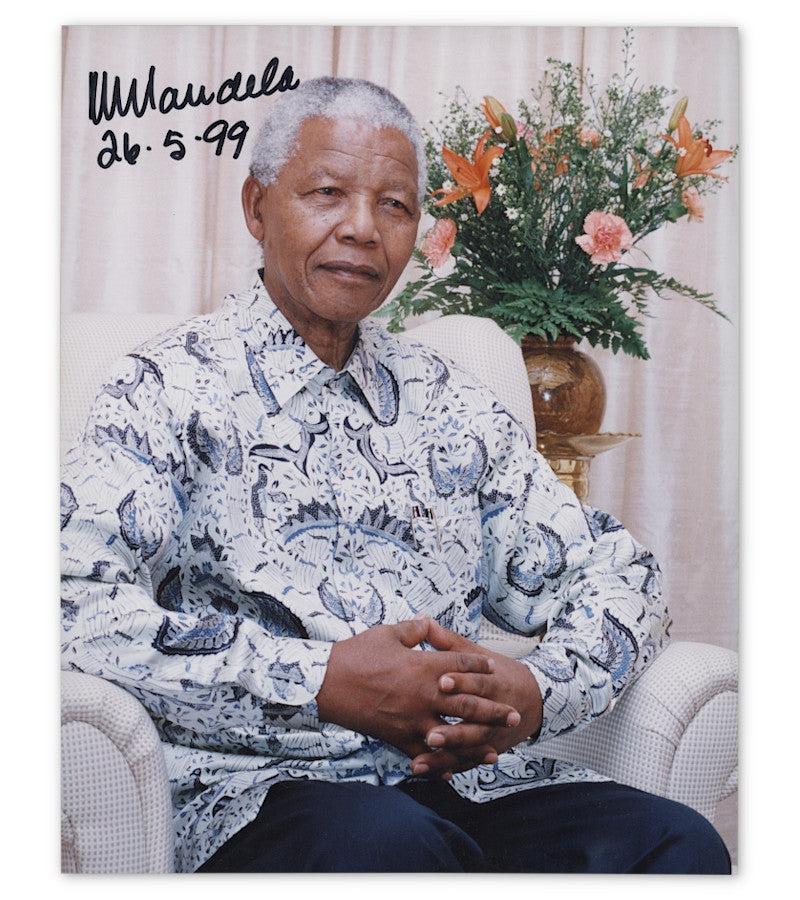 Paul Fraser Collectibles | Nelson Mandela Signed Photo