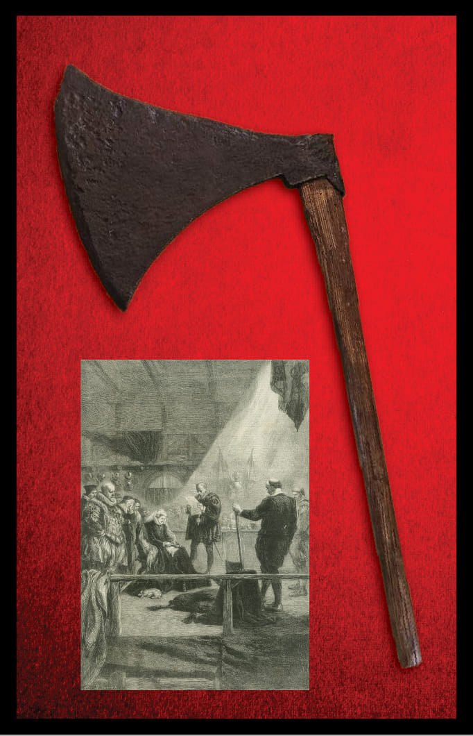 a Tudor beheading axe