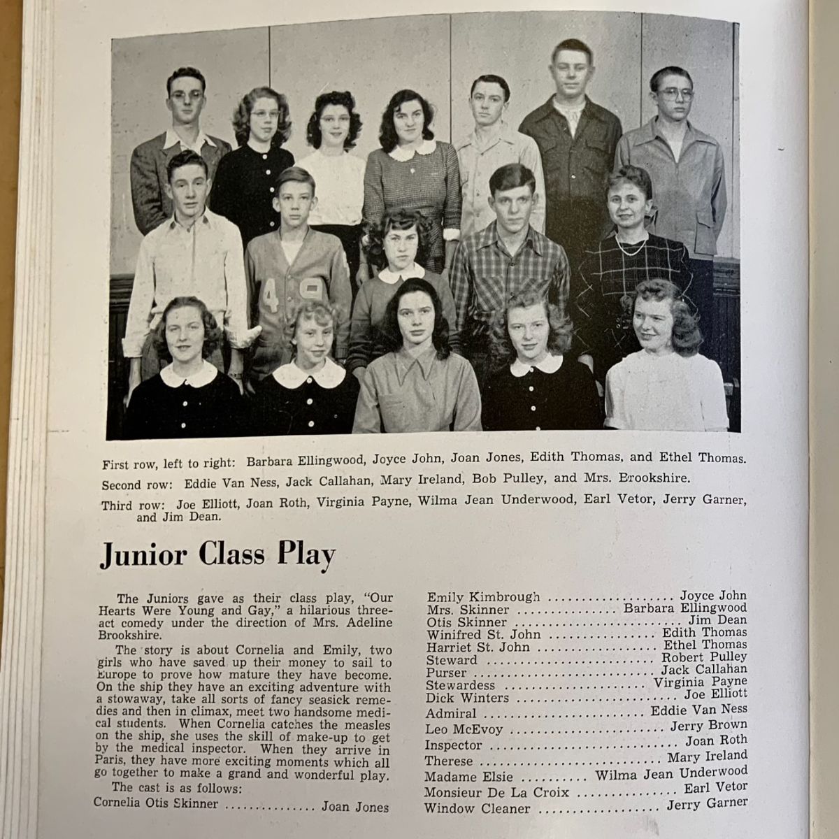 James Dean Signed 1948 High School Yearbook