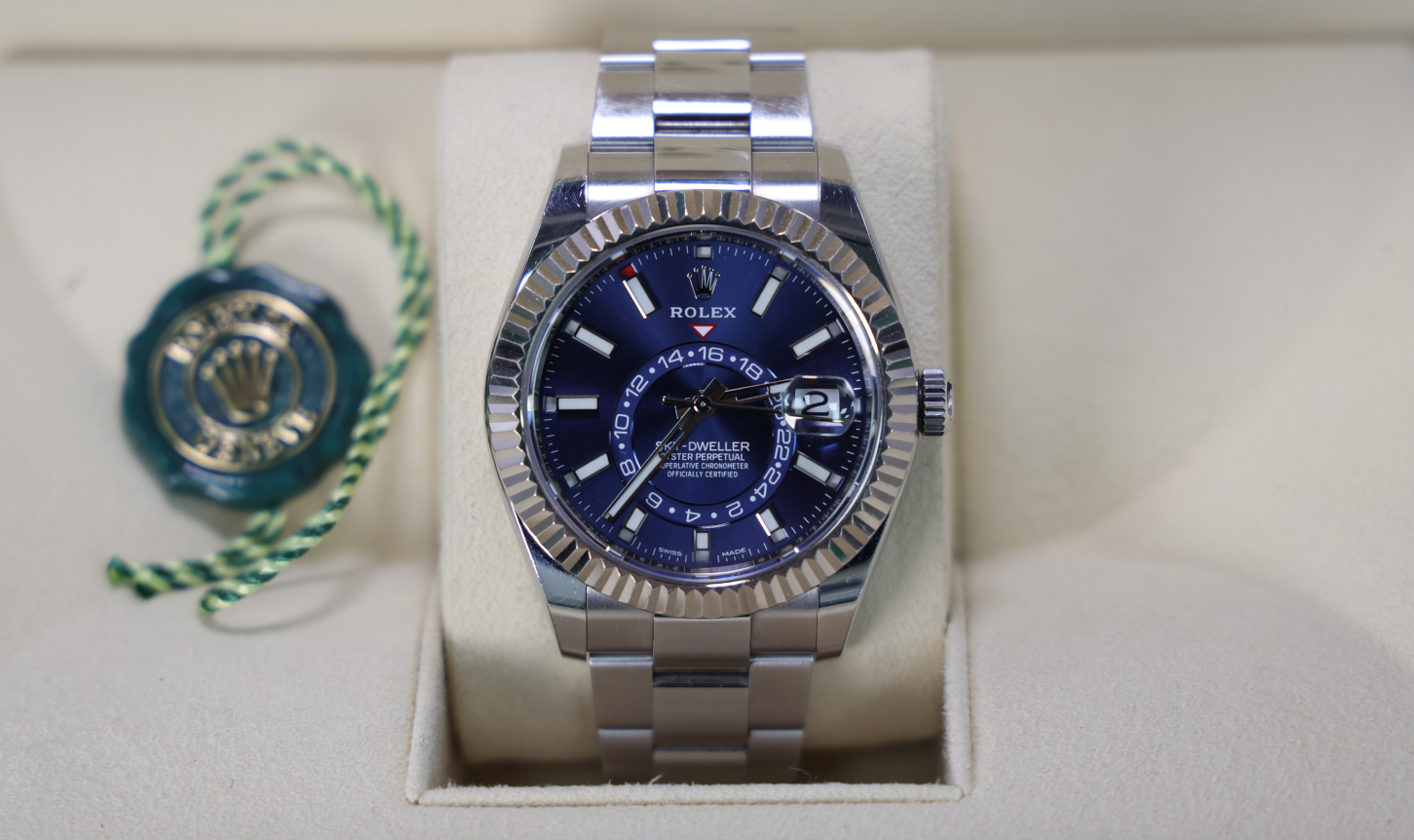 Rolex Sky-Dweller Blue Dial wristwatch - ref 326934