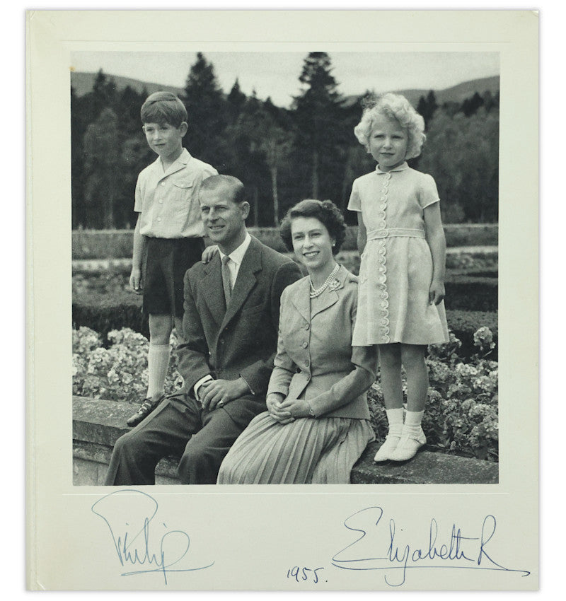Paul Fraser Collectibles | A beautiful, rare Royal Christmas card hand-signed by Queen Elizabeth II and Prince Philip