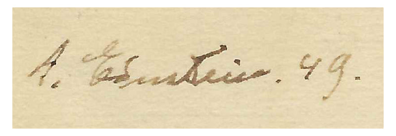 Paul Fraser Collectibles | Albert Einstein signed portrait