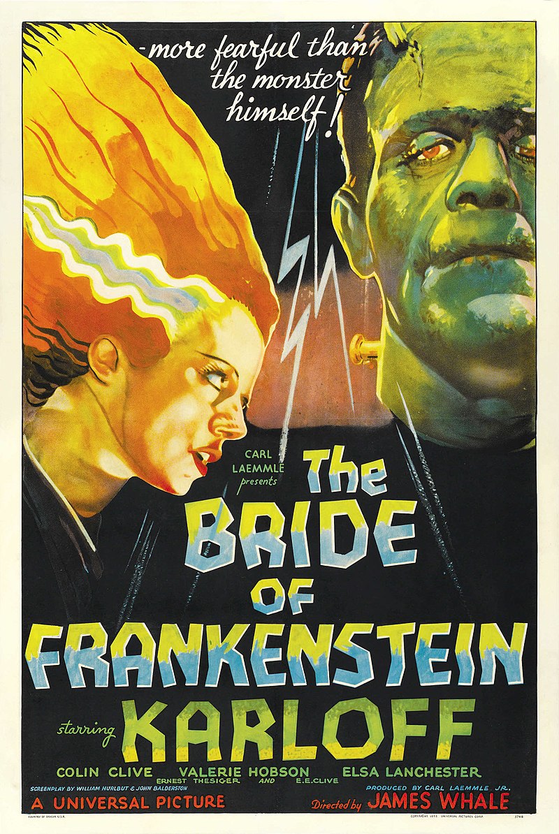 Bride of Frankenstein movie poster