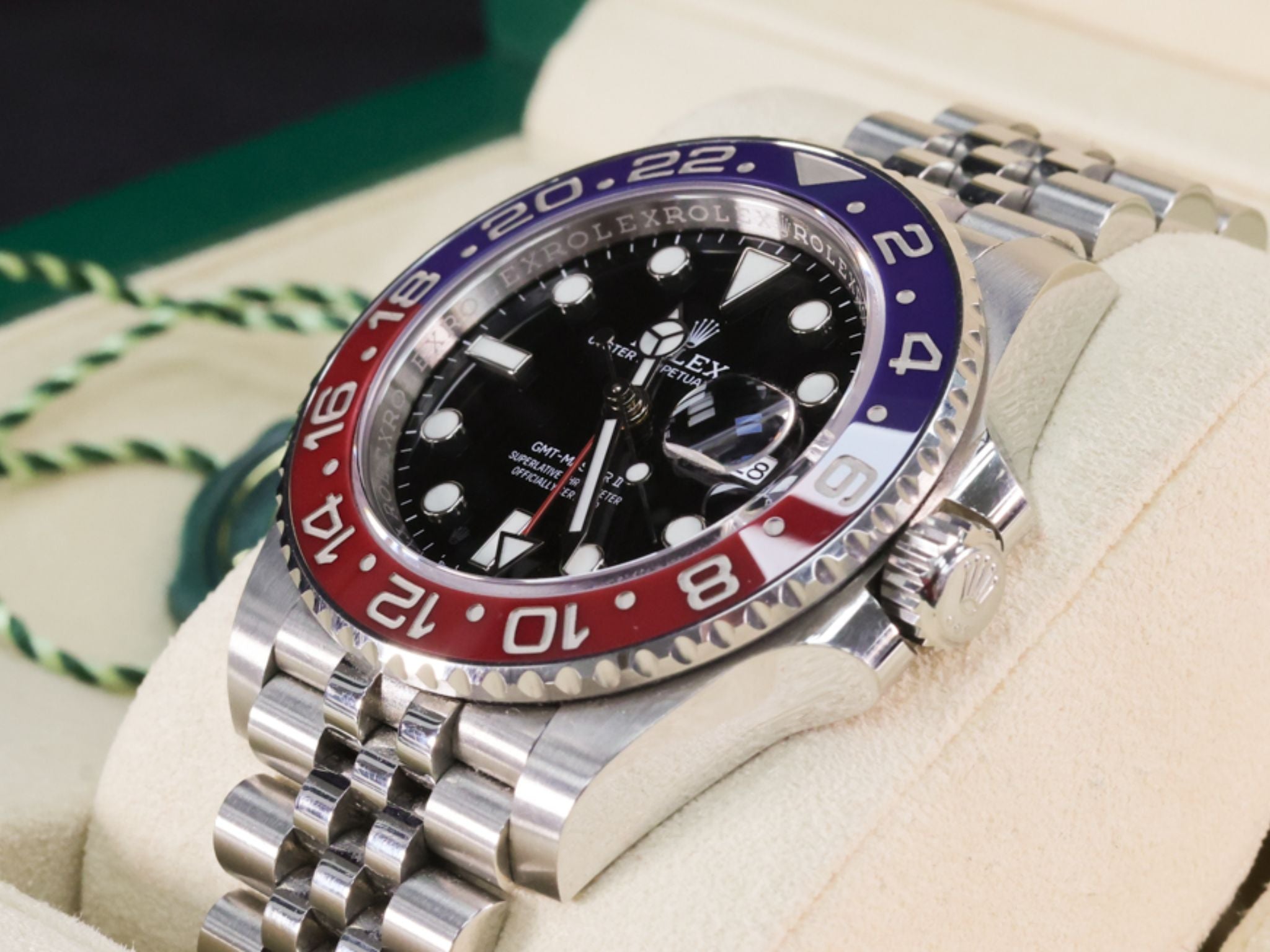 Paul Fraser Collectibles | Rolex GMT-Master II “Pepsi” Oyster Perpetual wristwatch - ref 126710BLRO