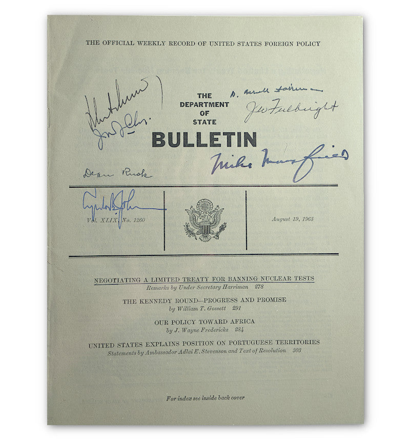 The original copy of Department of State Bulletin