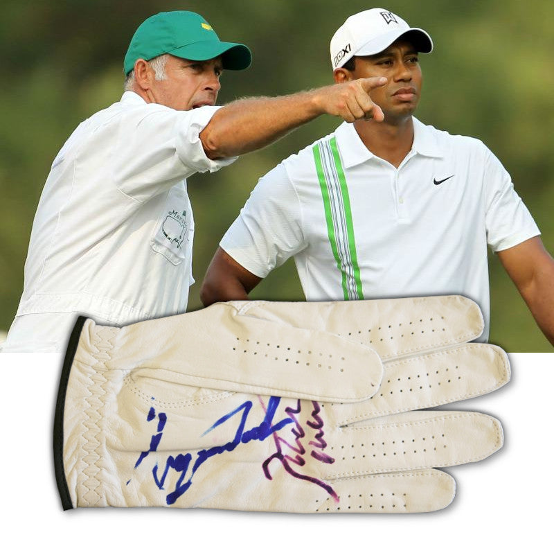 Paul Fraser Collectibles | A rare Tiger Woods signed golf glove