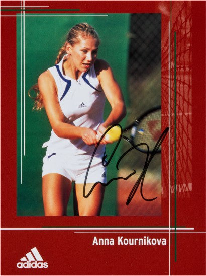 Anna Kournikova signed photograph autograph 
