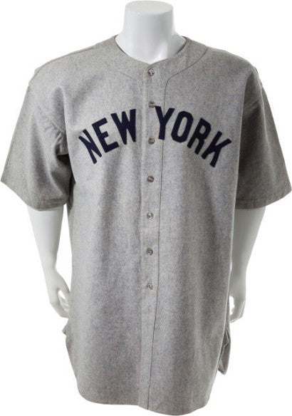 Babe Ruth's last Yankees jersey 