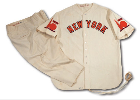 Earliest known Babe Ruth jersey sells for record $4.4M