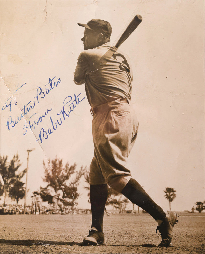 Babe Ruth signed photo