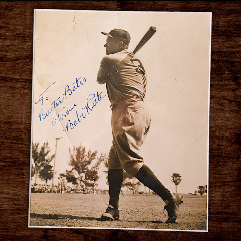 Babe Ruth signed photo