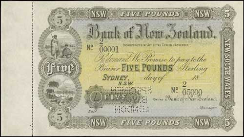 Bank of New Zealand banknote 