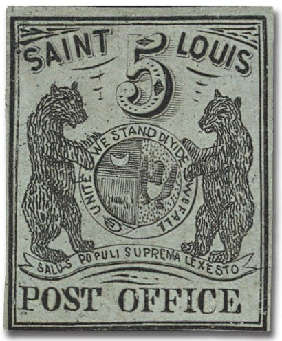  St. Louis Bear stamp 