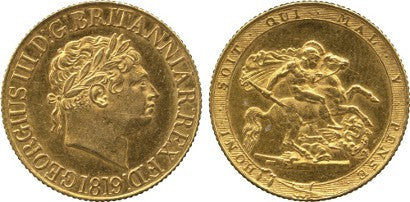 The Bentley Collection 1819 Sovereigns 