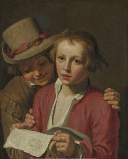 Abraham Bloemaert Two Boys Singing 