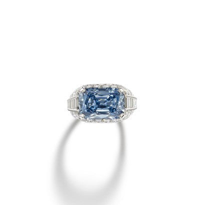 blue diamond ring by bulgari