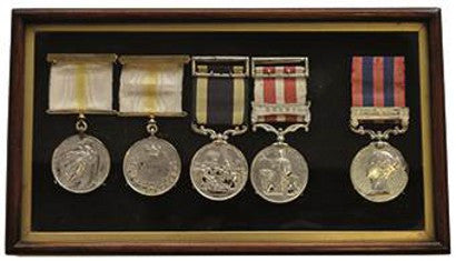 Burn Afghan Indian Medals 