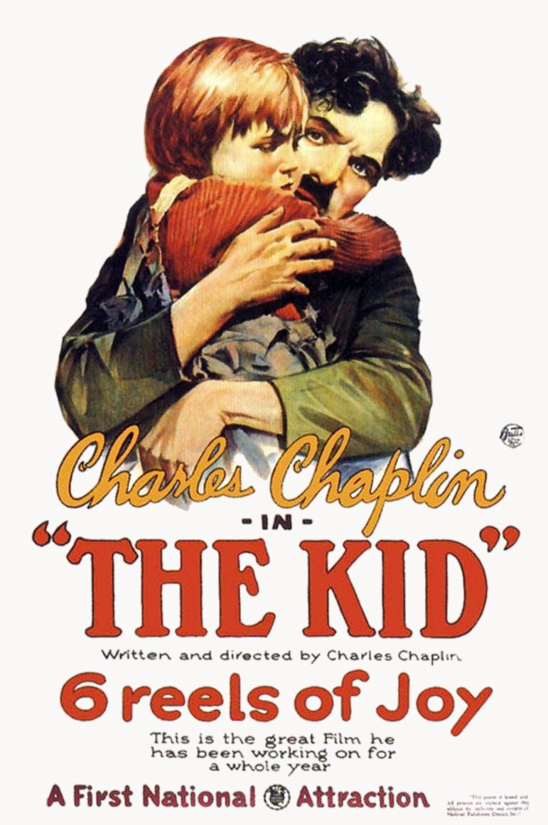 Poster from Charlie Chaplin's film The Kid