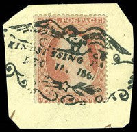 1857 Type III fancy cancellation 