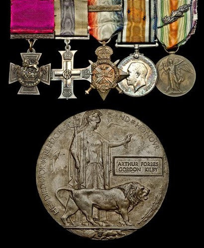 Captain Arthur Kirby Victoria Cross medal group 