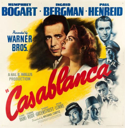 Casablanca poster six-sheet auction 