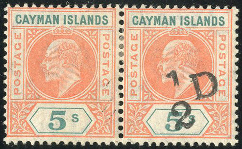 Cayman Islands 1907 Pair 