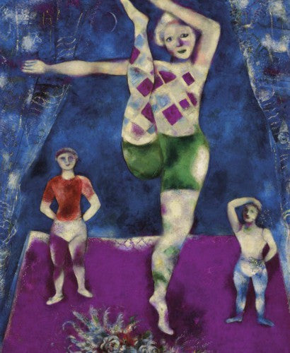 Marc Chagall Les Trois Acrobats 