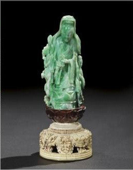 Chinese Bodhisattva jade guanyin 