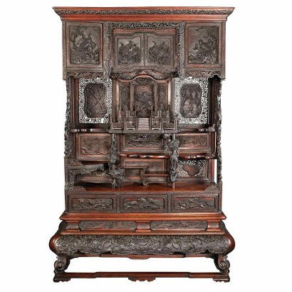 Chinese Zitan Cabinet 