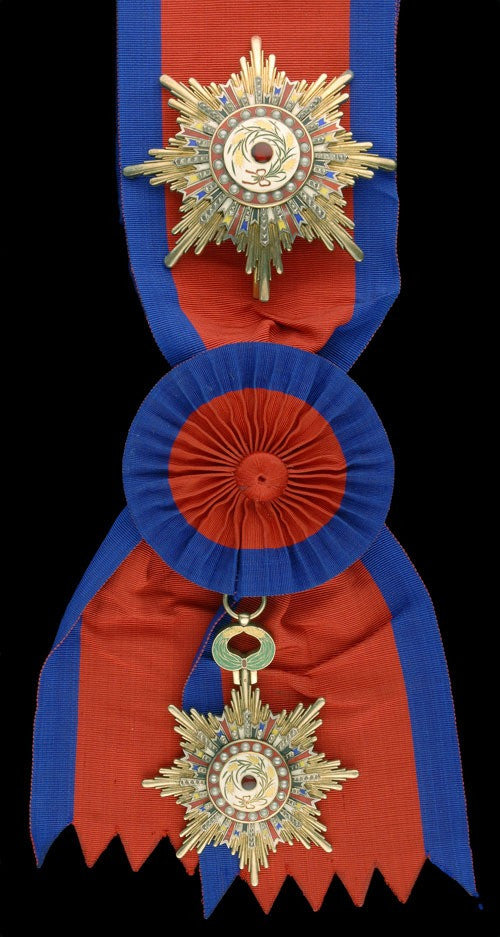 Chinese sash medal 