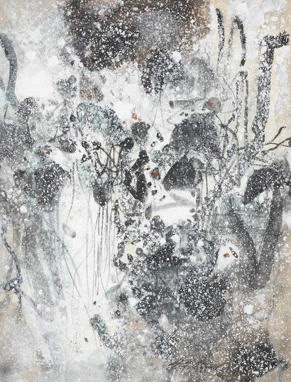 Chu teh-chun Abstractions Niege III Bonhams 