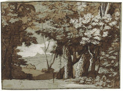 Claude Lorrain Wooded Landscape 