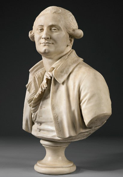 Houdon Comte de Guibert Bust Sotheby's 