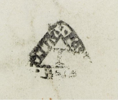 Dockwra or 'Murray's post' hand stamp represents a piece of postal his