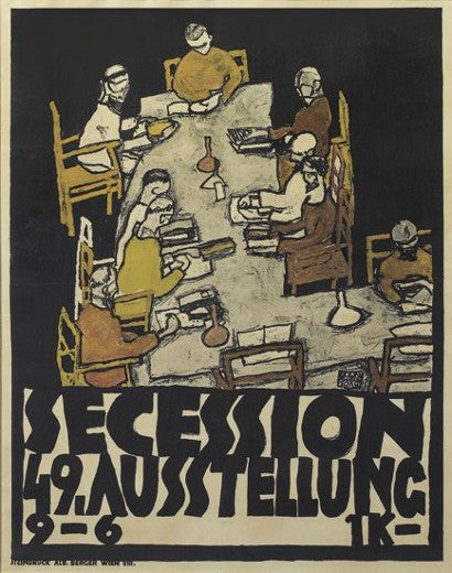 Egon Schiele Secession poster 