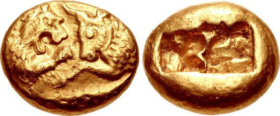 World's first gold coin 
