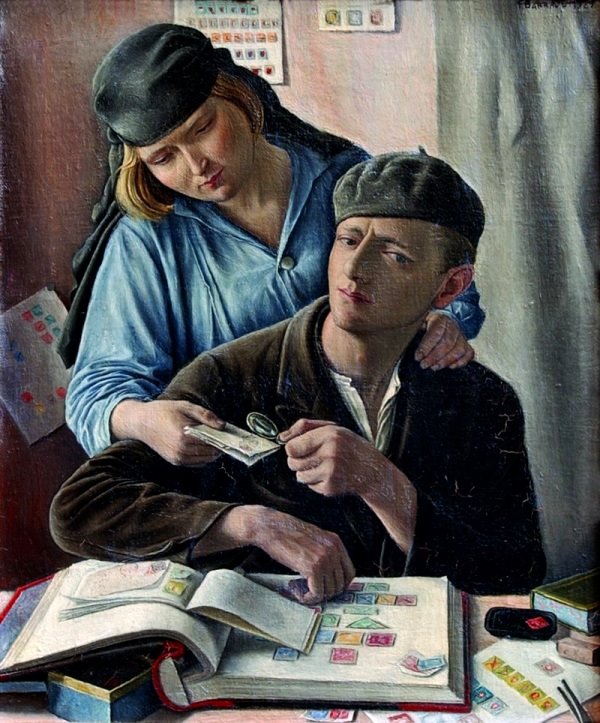 Le Philatéliste by François Barraud (1929)