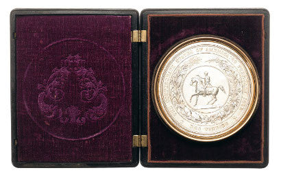Gold confederate seal of America featuring George Washington 