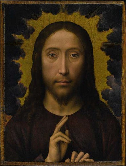 Hans Memling Christ Blessing Sotheby's 