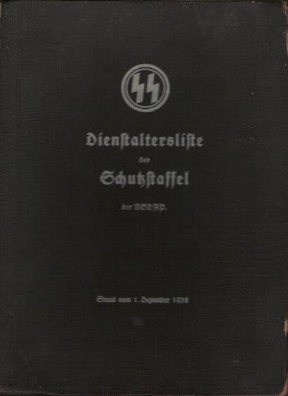 Hitler SS directory book 
