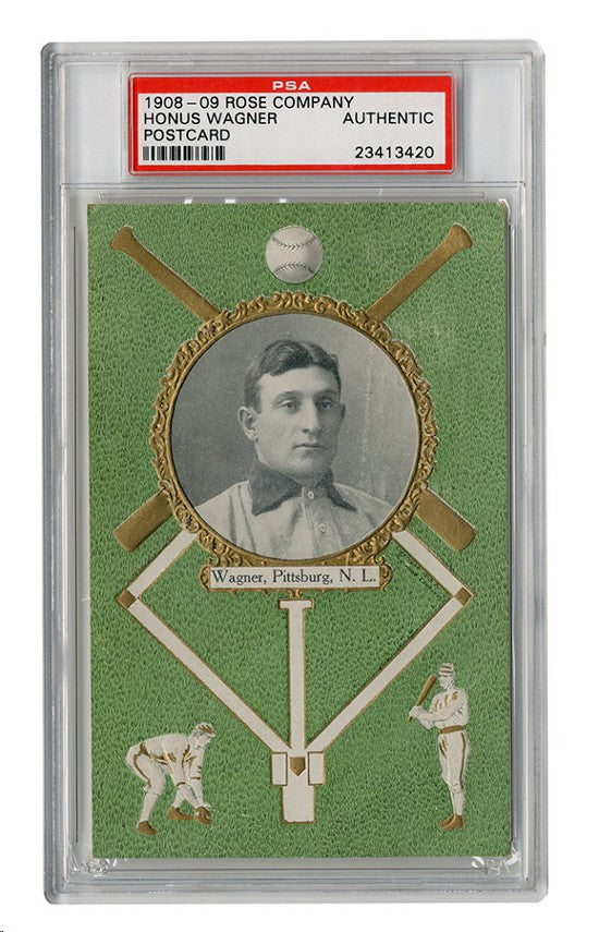Unique Honus Wagner postcard selling for $5,500 with Lelands