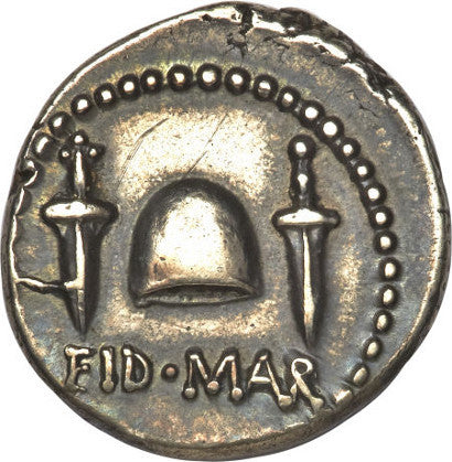 Ides of March coin Julius Caesar reverse 